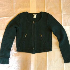 Forest Green James Perse Cashmere Sweater EUC